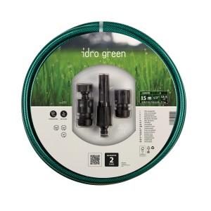 Tubo per irrigazione Idro Green 15m con accessori