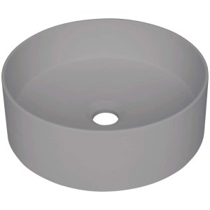 Lavabo da appoggio granito Limonar Idrostile 360x120 mm Grigio met