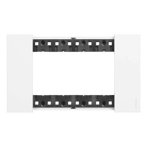 Placca bianca t.b.t. per interruttori e prese.