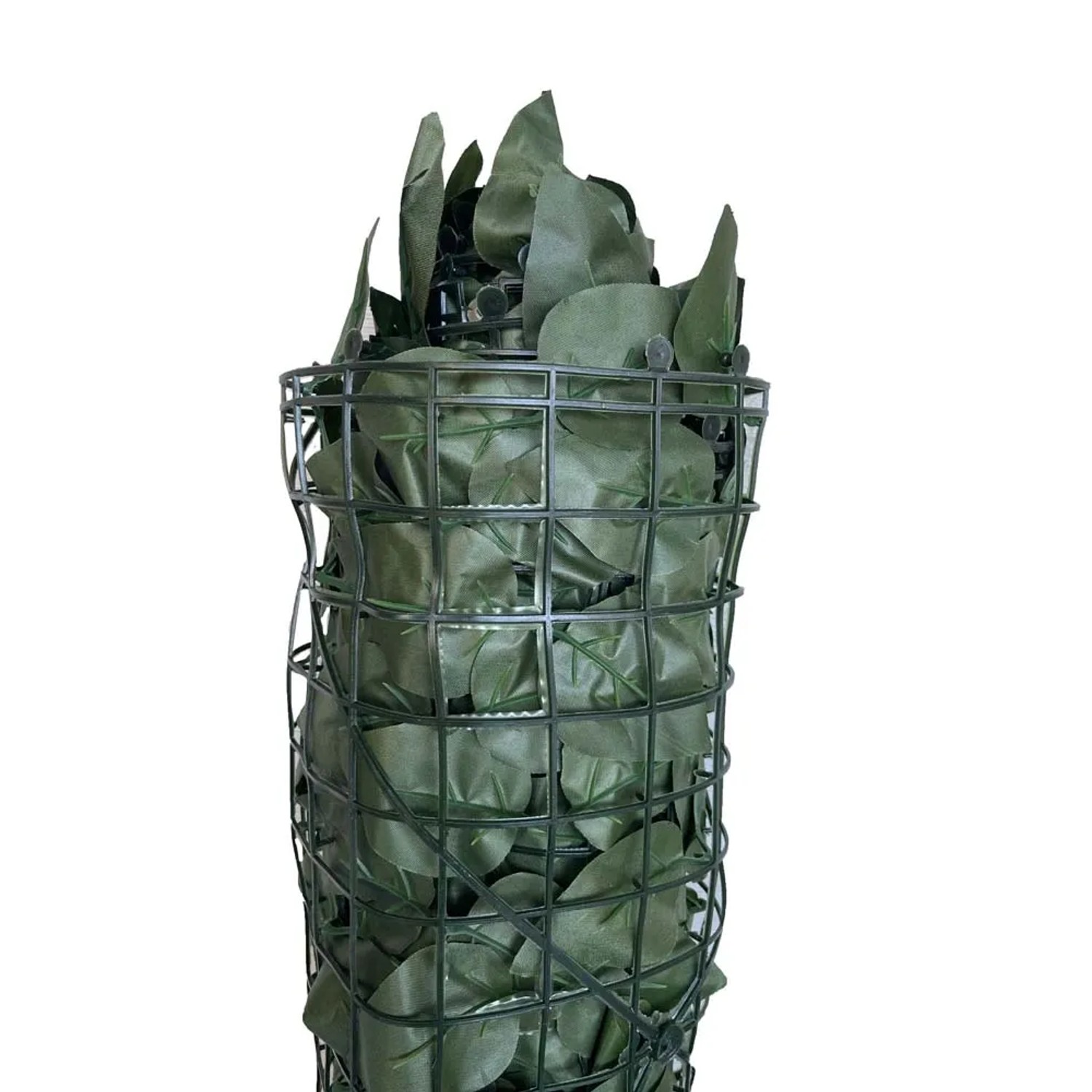 t.b.t. Frangivista con foglie verdi in rete metallica per balcone e giardino.