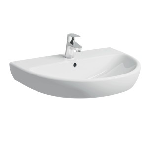 Lavabo bianco t.b.t. con rubinetto, categoria Lavandini.