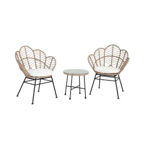 Salotto da giardino Garden Friend Fiji polyrattan naturale 2 posti