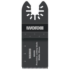 Lama per sega di precisione Worx WA5016 per utensile multifunzione, taglio finale, per segare legno e PVC.