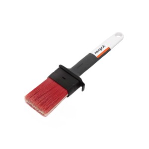 Pennello t.b.t. con setole rosse.