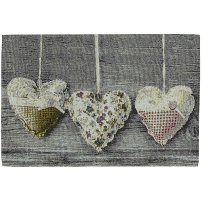 Stuoia Cloe Cuori 60 cm x 110 cm