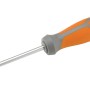 Cacciavite a croce con manico arancione e grigio.