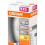 Lampadina LED Osram E14 a candela, 4,9W, bianco caldo, nella confezione.