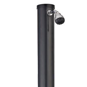 Doccia solare Gre in PVC, 20 l, nera. Doccia da giardino con soffione e miscelatore monocomando.