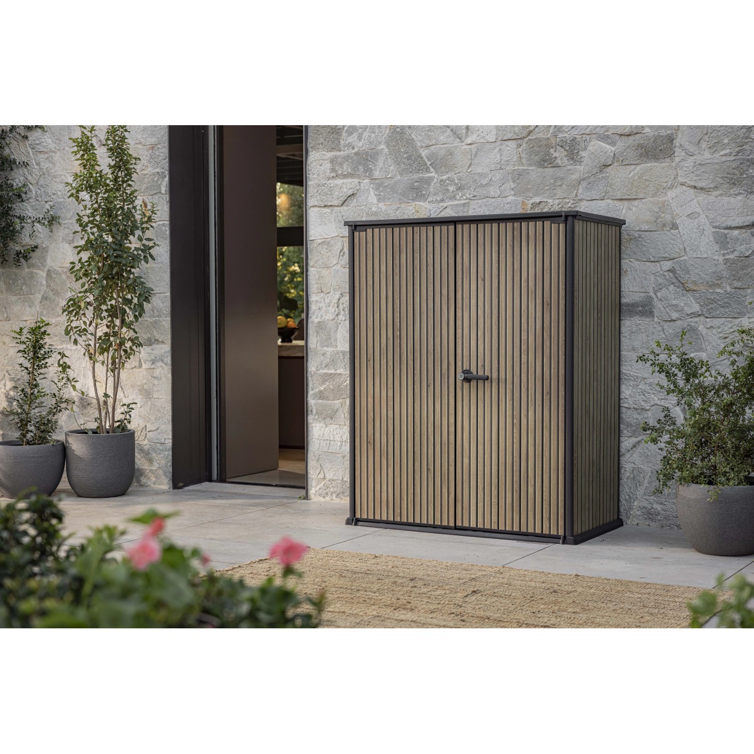Porta attrezzi in plastica Keter Vertical sp. 20 mm marrone chiaro 1,16 m²_7