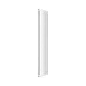 Radiatore verticale bianco t.b.t. per sistemi di riscaldamento.