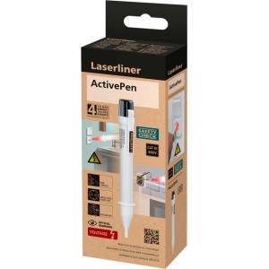 Tester di tensione Laserliner ActivePen nella confezione. Test di tensione senza contatto.