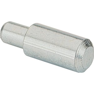 Supporto per ripiano Hettich (5/6 mm) nichelato per scaffali.