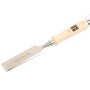 Scalpello per legno LUX 30 mm con manico in legno e protezione lama per lavori di piallatura e scalpellatura.