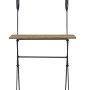 Sedia da balcone pieghevole t.b.t. in legno e metallo.