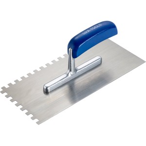 Cazzuola dentata LUX Classic, 8x8 mm, per piastrelle e adesivi.