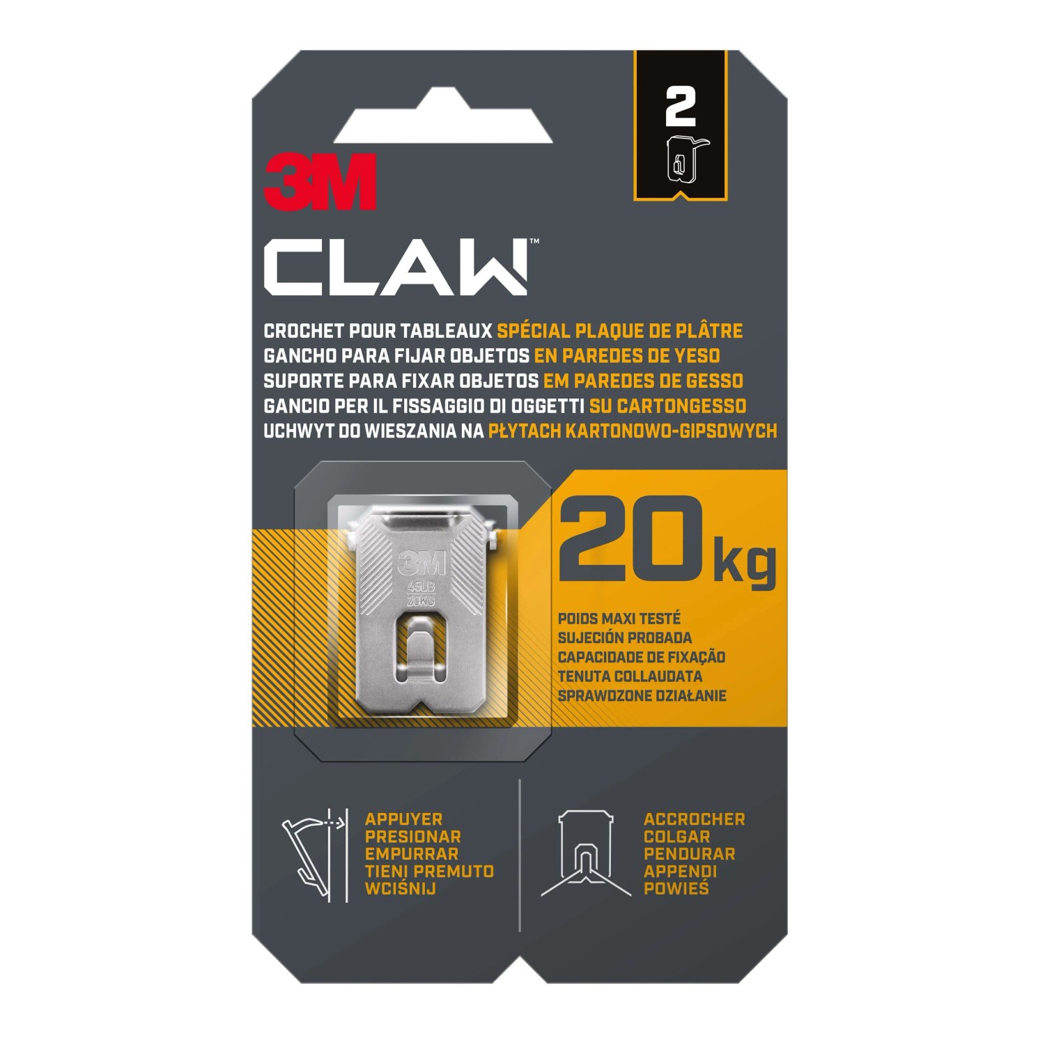 30 Ganci Adesivi Trasparenti Per Quadri E Foto – Senza Fori, Acciaio Inox + PC, Carico Fino A 2 Kg, Rimovibili Senza Danni