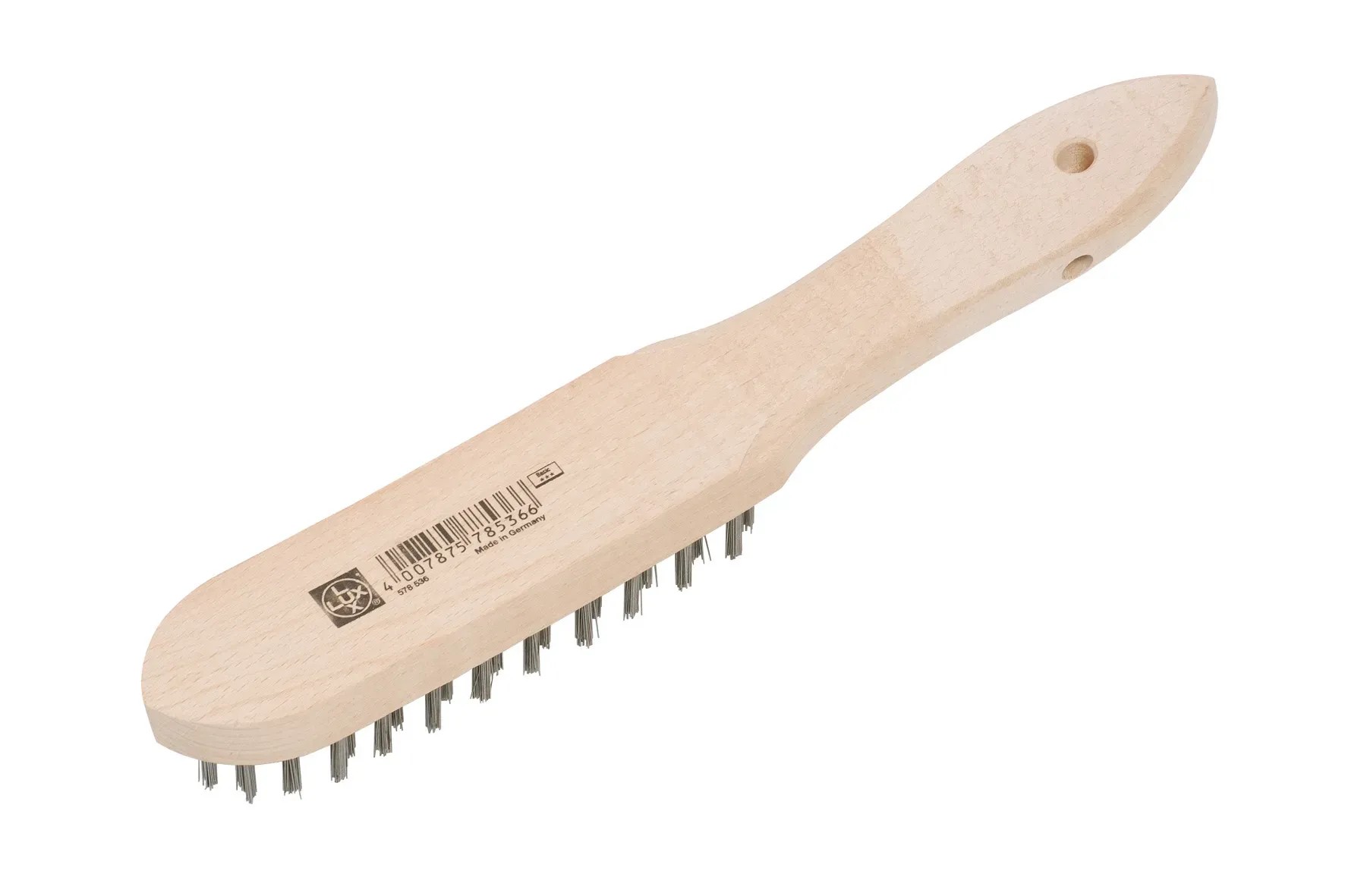 Spazzola Metallica Maxi-PIN - In Legno Di Faggio, Superficie 10x4.5cm - Foto 9