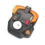Worx Landroid Vision Cloud robot tagliaerba L1200 WR312E con modulo RTK, vista dall'alto.