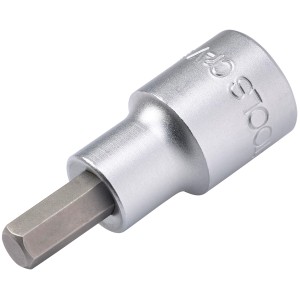 LUX Bussola esagonale 7 mm Comfort, acciaio al cromo vanadio, per cacciaviti con esagono incassato