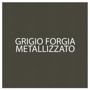 Campione colore: Smalto antiruggine grigio metallizzato.