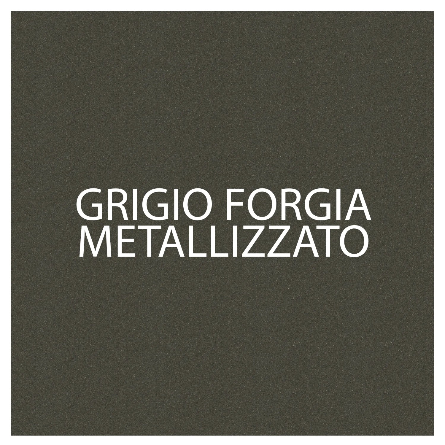 Campione colore: Smalto antiruggine grigio metallizzato.