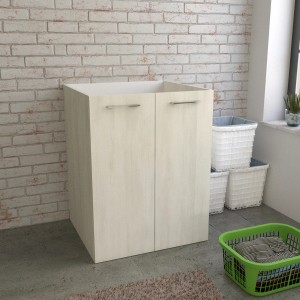 Mobile bagno t.b.t. in legno chiaro per arredare il bagno.