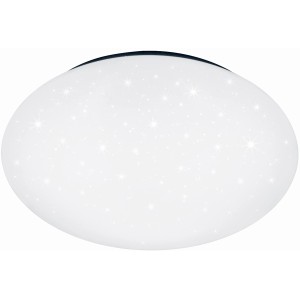 Plafoniera LED Reality Potz bianca con effetto cielo stellato, dimmerabile.