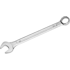 Chiave combinata LUX, 17 mm, in acciaio per utensili con finitura cromata.