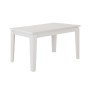 Tavolo allungabile da pranzo Tolmen bianco 140x80 cm