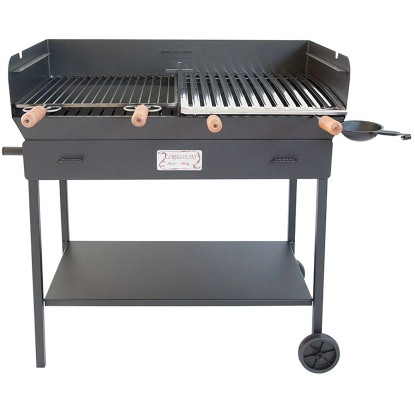 Barbecue a carbone e legna Cruccolini Party BA23 nero