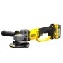 Smerigliatrice angolare a batteria Stanley FATMAX, giallo/nero, con batteria. Per smerigliare e tagliare.