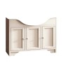 t.b.t. Mobile bagno sospeso bianco con tre ante.