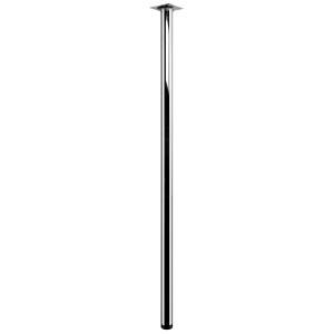 Gamba per tavolo Hettich, cromata, Ø 30 mm, altezza 800 mm. Gamba per mobili.
