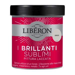 Barattolo di smalto per mobili t.b.t. grigio di Liberon.