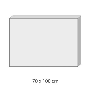 Intelaiatura grigia semplice (70x100 cm) per decorare le pareti in modo creativo.