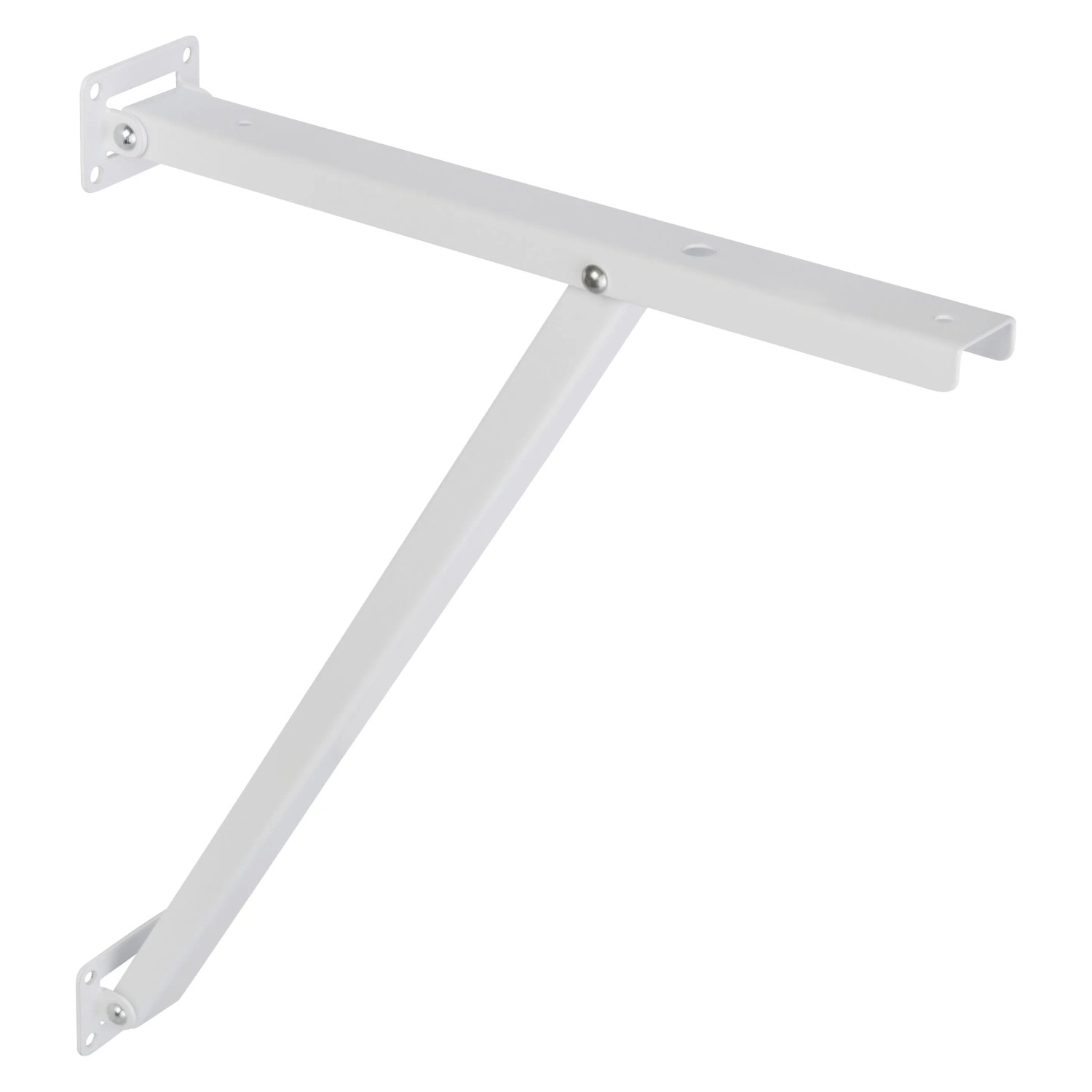 Mensola bianca OBI Pontos per tetto spiovente, 300x380 mm, per montare ripiani in tetti spioventi.