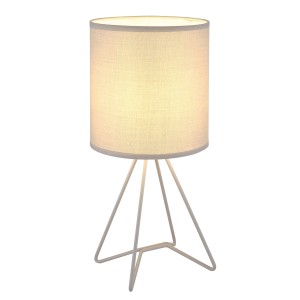 Lampada da tavolo in metallo Tamian Globo 160x345 mm grigio