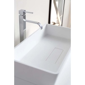Lavabo in betacryl Zenith bianco