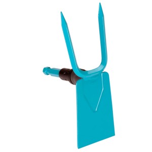 Zappa da giardino Gardena combisystem, larghezza 7,5 cm, blu, per giardinaggio e cura delle aiuole.
