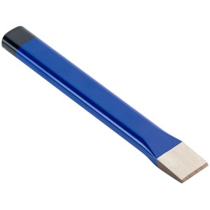 Scalpello piatto LUX 200 mm Comfort, blu, in acciaio al cromo vanadio.