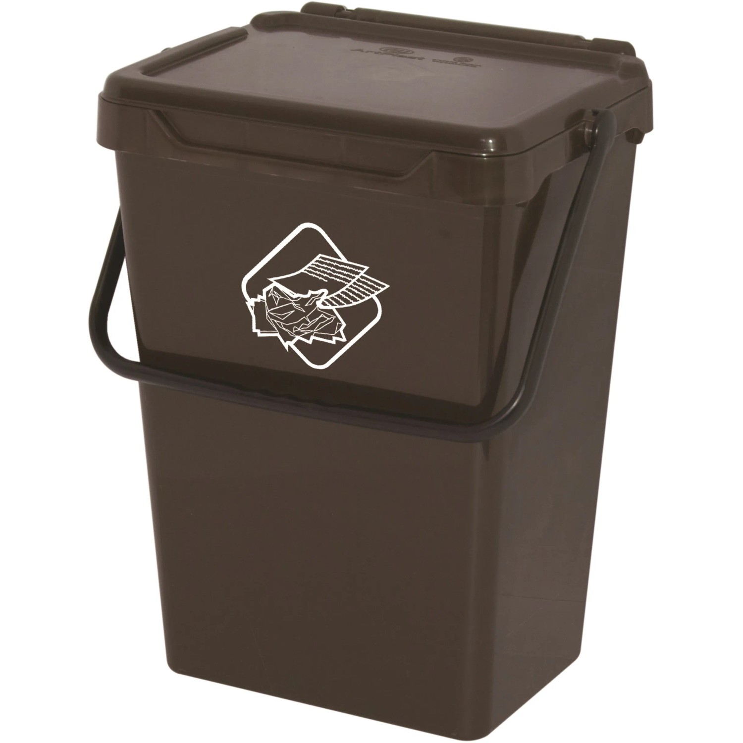 Pattumiera Per Raccolta Differenziata Con Filtro A Carbone – 35L, Gialla, Coperchio Click, Impilabile, Per Cucina - 2
