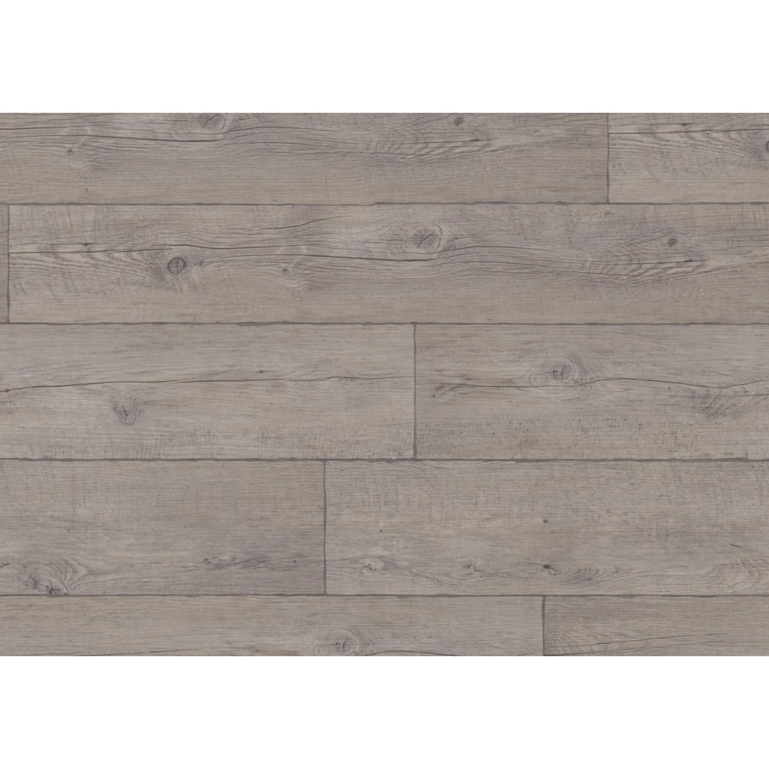 Pavimento in PVC effetto legno grigio-marrone. Piastrelle resistenti e facili da pulire.