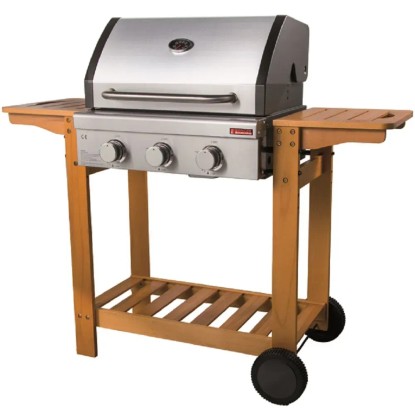 Barbecue a gas Sandrigarden Australia 3 bruciatori con coperchio