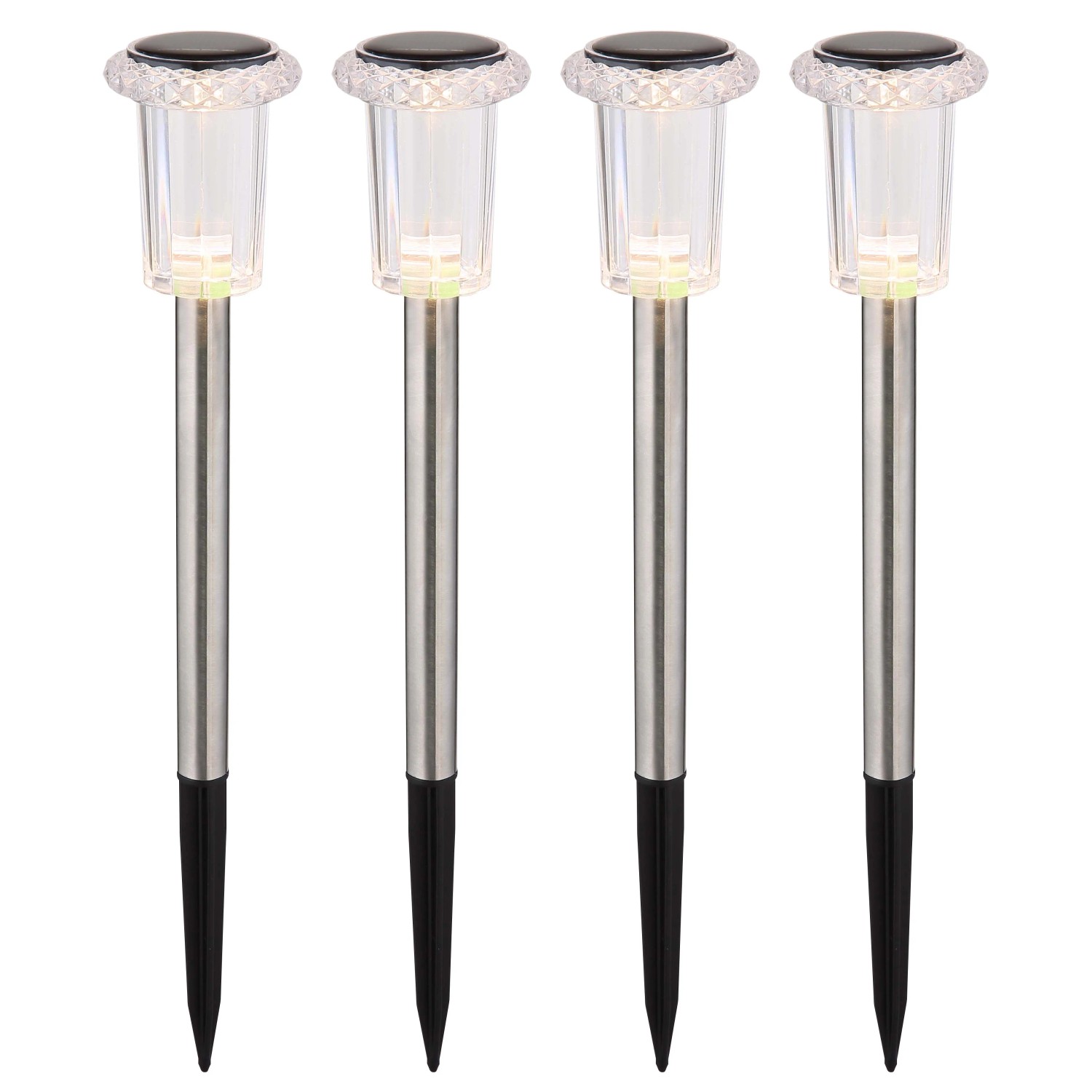 Linkind luci solari esterno, 3 Modalità di Illuminazione, IP54 Impermeabile,lampada da giardino solare da esterno, Bianco Caldo (2 Pezz