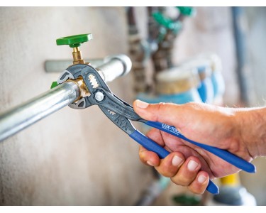 Pinze A Ganascia Sottile HUAQI Pinza Chiave Per Tubi HUAQI, Ganascia Sottile, Misure 8 10 12, Per Pompe Acqua E Idraulici Pinza Chiave Regolabile HUAQI Ganascia Sottile Idraulica - Foto 3