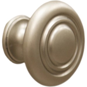 Pomello per mobili t.b.t. grigio per armadi e cassetti.