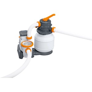 Pompa filtro a sabbia Bestway con timer, 5.678 l/h, 230 W, per piscine