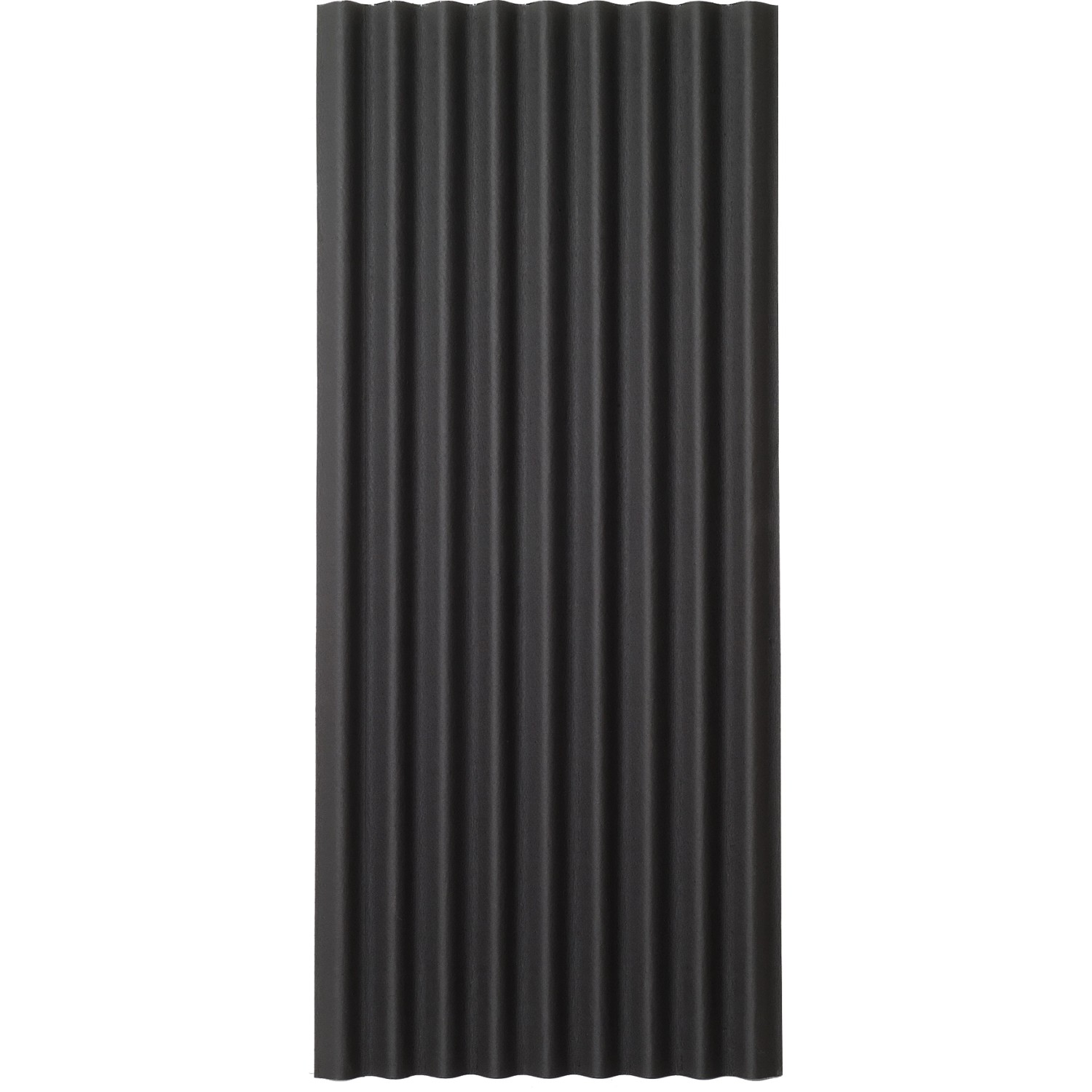 Onduline Base lastra bituminosa ondulata, nera, 2000x855 mm, per coperture di casette da giardino e carport.