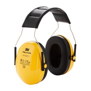 Cuffie antirumore 3M Peltor Optime H510A, giallo/nero, per una protezione acustica confortevole.
