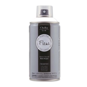Vernice spray grigia Fleur per progetti fai-da-te.